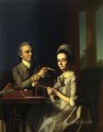 El señor y la señora Thomas Mifflin Sarah Morris retrato colonial de Nueva Inglaterra John Singleton Copley